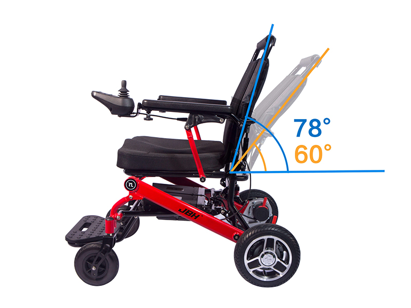 Reclinable Folding Power Wheelchair